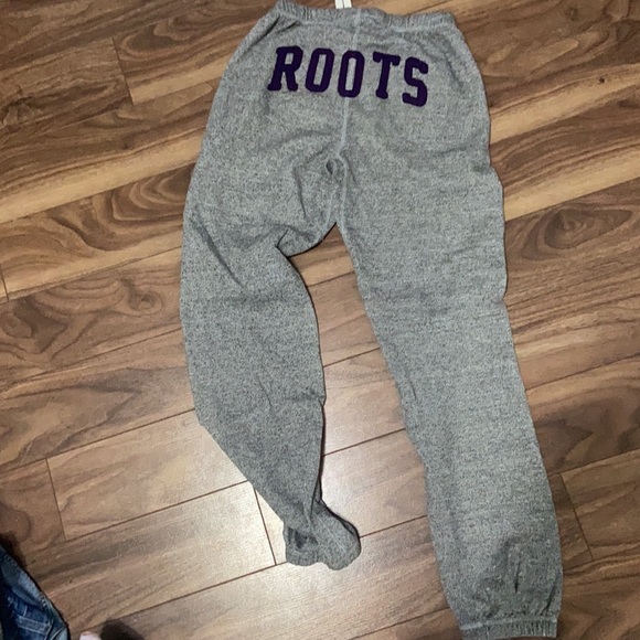 grey salt and pepper roots sweats purple logo - Picture 2 of 3